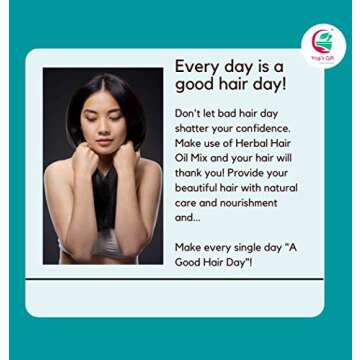 Yogi’s Gift | Ayurvedic Herbal Hair Oil Mix | 75 g x 2 packs | 18 Essential Herbs For Growth | 100% Natural Product Of India