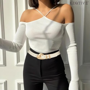 Stylish XZQTIVE Women's Leather Belts with Gold Buckle