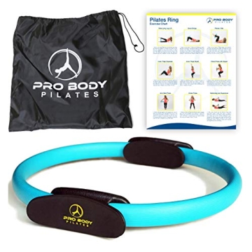 ProBody Pilates Ring Circle – 14 Inch Fitness Ring for Toning Inner Thighs, Arms, Core and Back