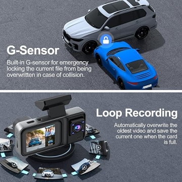 3 Channel 4K Dash Cam with Night Vision & Wi-Fi Control