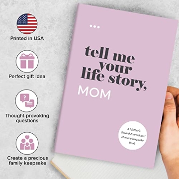 Mom's Life Story Guided Journal - Memory Keepsake Book