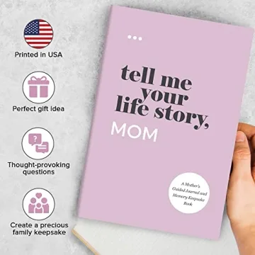 Mom's Life Story Guided Journal - Memory Keepsake Book