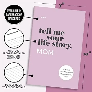 Mom's Life Story Guided Journal - Memory Keepsake Book