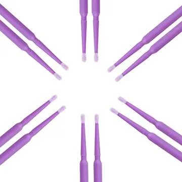 Tbestmax 500 Micro Applicator Brushes - Perfect for Makeup & Crafts