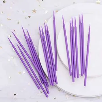 Tbestmax 500 Micro Applicator Brushes - Perfect for Makeup & Crafts