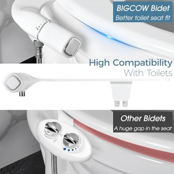 BIGCOW Ultra-Slim Bidet Attachment for Ultimate Cleanliness