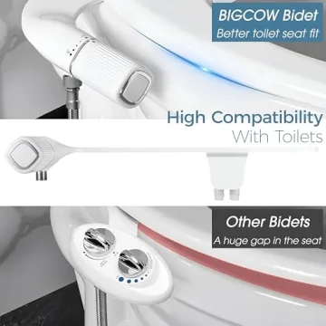 BIGCOW Ultra-Slim Bidet Attachment for Ultimate Cleanliness