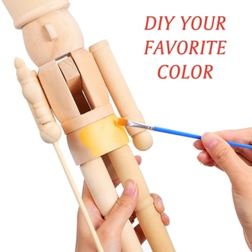 Ciieeo DIY Nutcracker Craft Toy for Creative Fun