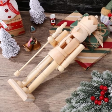 Ciieeo DIY Nutcracker Craft Toy for Creative Fun