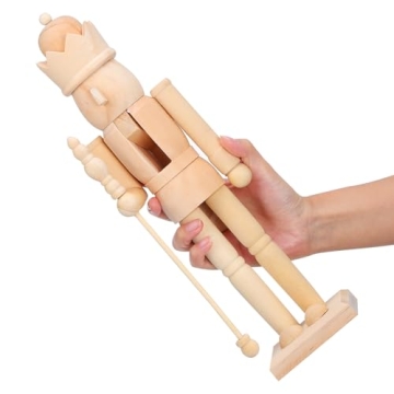 Ciieeo DIY Nutcracker Craft Toy for Creative Fun