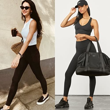 FULLSOFT Women's 3 Pack Leggings - Black Yoga Pants