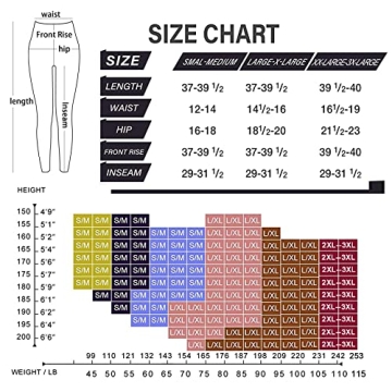 FULLSOFT Women's 3 Pack Leggings - Black Yoga Pants