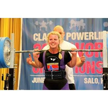 Hawk Sports Single Prong Power Lifting Belt Men & Women Weightlifting Competition Workout Training Weight Lifting Belts 10mm IPF Powerlifting Belt (M)