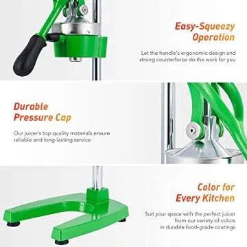 CO-Z Hand Press Juicer for Fresh Citrus Juice