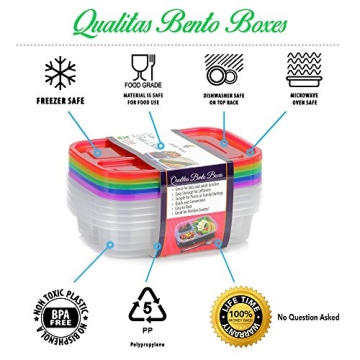 Qualitas Premium Kids Bento Boxes for Healthy Meals