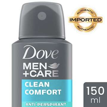 Dove Men+Care Clean Comfort Deodorant Spray 150 ml by Dove
