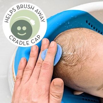 Baby Cradle Cap Brush Set - Silicone Exfoliating 2 Pack