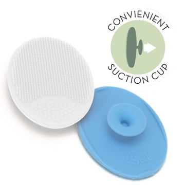 Baby Cradle Cap Brush Set - Silicone Exfoliating 2 Pack