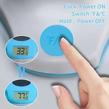 RINMEE Solar Digital Pool Thermometer for Accurate Temperature Reading