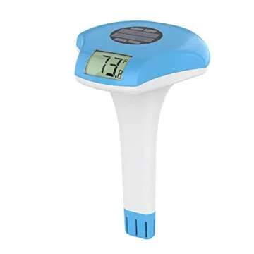 RINMEE Solar Digital Pool Thermometer for Accurate Temperature Reading