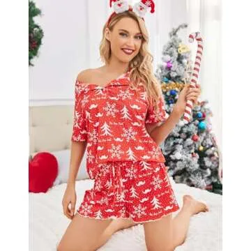 Ekouaer Tie Dye Pajamas Set Comfortable 2 Piece PJ Set
