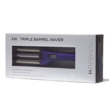Ion Titanium Triple Barrel Waver for Luxurious Waves