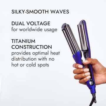 Ion Titanium Triple Barrel Waver