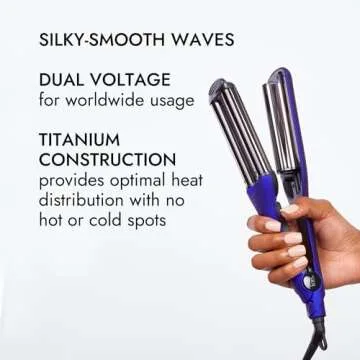 Ion Titanium Triple Barrel Waver for Luxurious Waves