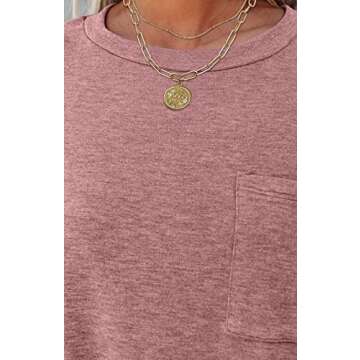 MIROL Women's Basic Loose Tunic Tops for All Seasons