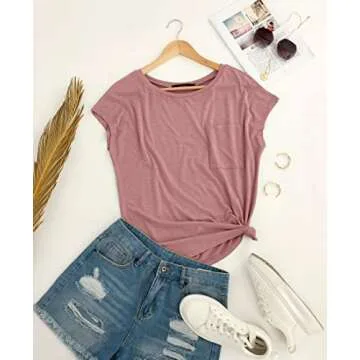 MIROL Women's Basic Loose Tunic Tops for All Seasons