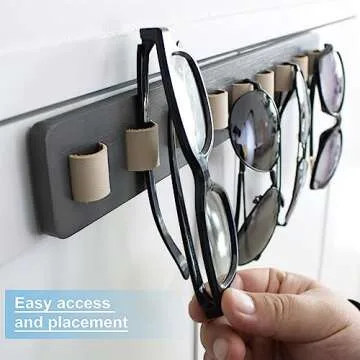 FINDAMAZE Stylish Sunglasses Organizer - Wall Mounted Holder