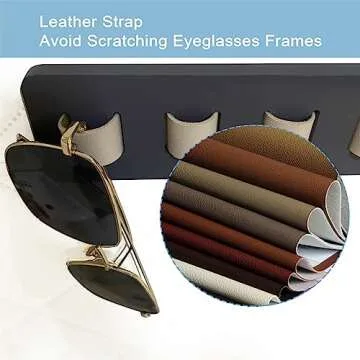 FINDAMAZE Stylish Sunglasses Organizer - Wall Mounted Holder