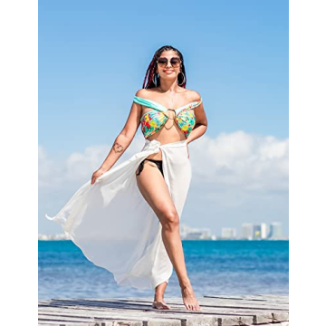 Elegant CARDYDONY Women's Beach Wrap Skirt Sarong
