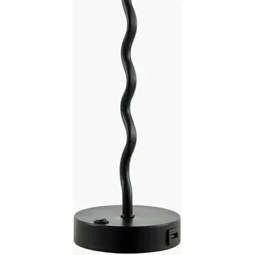 Katoya Cottage Black Table Lamp Set for Cozy Ambiance