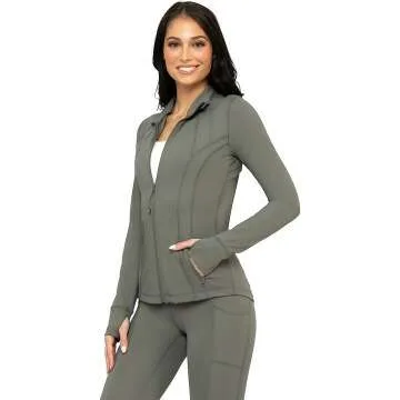 Lightweight Full Zip Running Jacket for Women