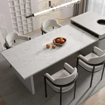 Abyssaly Marble Contact Paper: Stylish Peel and Stick Solution