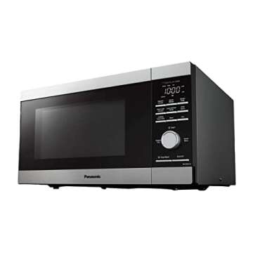 Panasonic NN-SD67LS 1100W with Genius Sensor Cook and Auto Defrost Countertop Microwave Oven, 1.3 cu...
