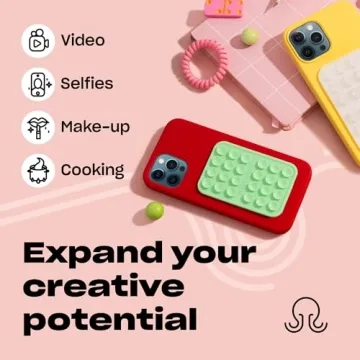 OCTOBUDDY Silicone Suction Mount for Selfies & Videos