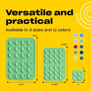 OCTOBUDDY Silicone Suction Mount for Selfies & Videos