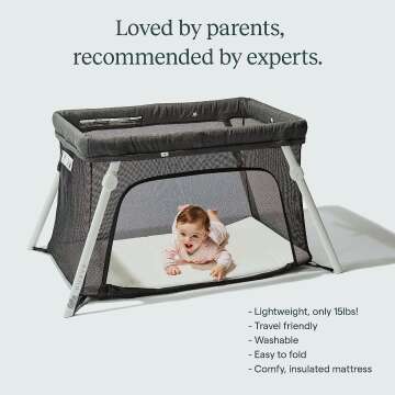 Guava Lotus Travel Crib: Safe & Lightweight Design