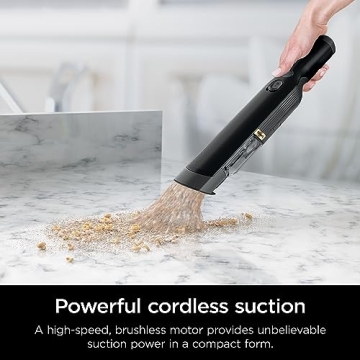 Shark WV201BK Cordless Hand Vac Lightweight Powerful Suction