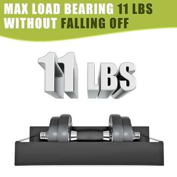 Hoenart 4 Pack Magnetic Spice Rack for Refrigerator, Moveable Magnetic Spice Organizer, Black Metal Strong Magnetic Shelf for Fridge and Microwave Oven, Space Saving for Kitchen