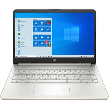 HP Stream 14 inch Laptop - Ideal for Student and Business Use, Intel Quad-Core, 4GB RAM, 64GB Storag...
