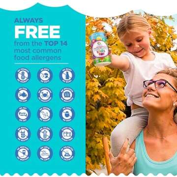 Nutracelle NUTRAMIN Sugar-Free, Allergen-Free 100% Vegan Gummy Multivitamins for Kids - Great Tasting Natural Gummies Your Kids Will Love - 90 Count Bottle