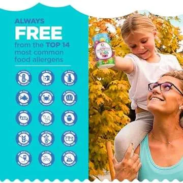 Nutracelle NUTRAMIN Sugar-Free, Allergen-Free 100% Vegan Gummy Multivitamins for Kids - Great Tasting Natural Gummies Your Kids Will Love - 90 Count Bottle