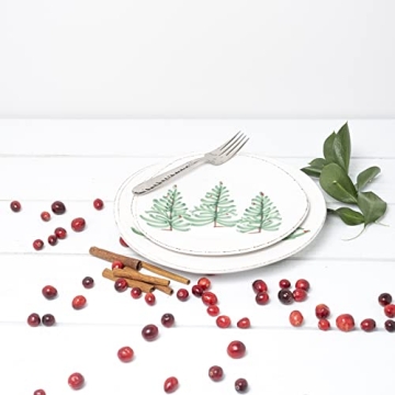 Vietri Lastra Holiday Collection Italian Dinnerware Sets (Salad Plates, Set of 4)