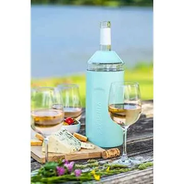 Vinglacé Wine Chiller Gift Set with Insulated Glasses