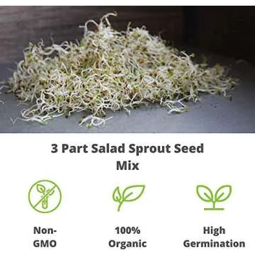 Handy Pantry Organic Microgreens Seed Mix - Easy & Nutritious