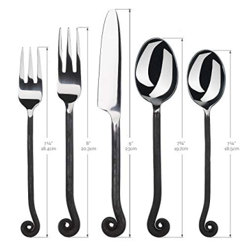 Gourmet Settings Treble Clef 20-Piece Flatware Set