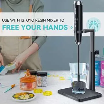 ISTOYO Rechargeable Resin Mixer with Premium Resin Mixer Stand